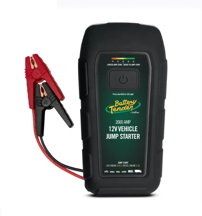 030-2030-WH – BATTERY TEND Battery Jump Starter, Provide Auxiliary Power To Start 8 Liter Gasoline/6.5 Liter Diesel E...